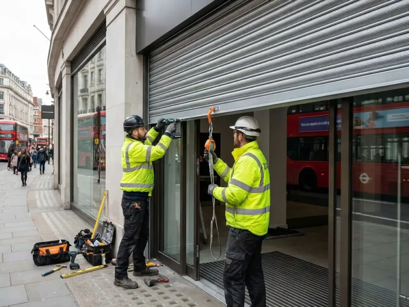 Commercial Roller Shutters Commercial roller shutters installed for retail shops warehouses and business properties