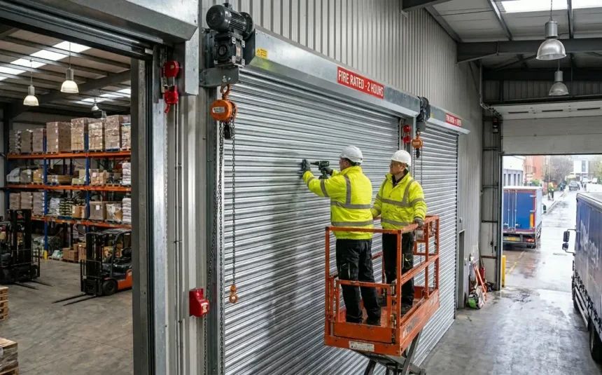 Fire rated rolling shutters installed for commercial and industrial properties in London