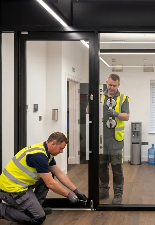 Emergency glass replacement and shopfront repair service for commercial properties